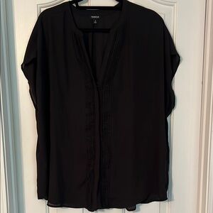 Torrid Black Button Down Shirt for Women
